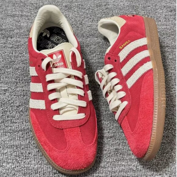 adidas originals SAMBA OG Talchum Pack Scarlet women's and men's red shoes - Picture 7 of 7